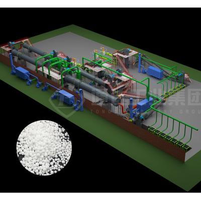 China Línea de producción de pellets de fertilizantes orgánicos para la máquina de pellets de estiércol de pollo en venta