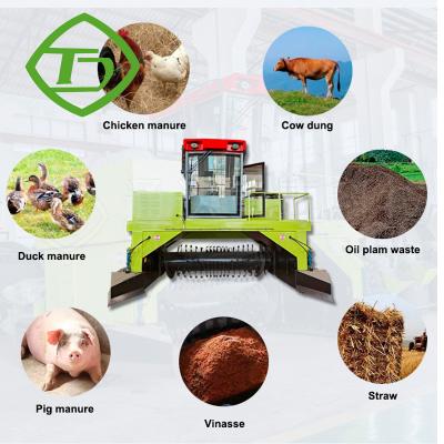 China Wide Applicability Crawler Compost Making Machine Recycle Equipment for Composting Machine for sale