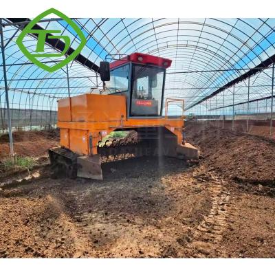 China Large Poultry Vermicompost Organic Waste Compost Making Machines Fertilizer Compost Turner Machine for sale