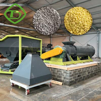 China Fertilizer Stirring Teeth Granulator Animal Chicken Manure Pellet Making Machine for sale