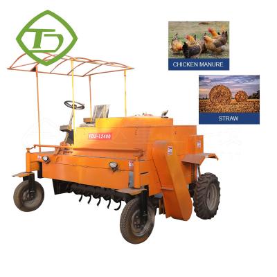 China Motor diesel Compost Fermentación Turner Fertilizante orgánico Compost Turner Compost móvil Máquina Turner en venta