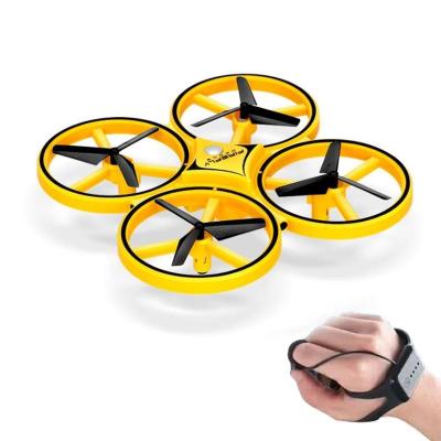 China Rc Watch Controlling Flying Infrared Toys Smart Watch Gravity Rc Hand Induction Drone à venda