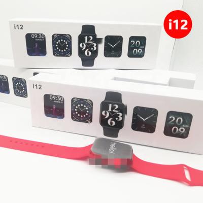 China IP67 New Arrivals i12 Smartwatch Heart Rate Monitor 5.2 BT Call i7 Waterproof Smartwatch Series 6 Bracelet 7 Smart Watch I12 for sale