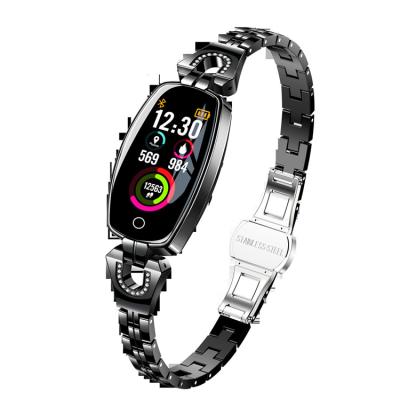 China Lady Smart Watch Heart Rate Measurement Phone Reminder Smartwatch NUMATE Touch Screen IP67 Waterproof Full Gift Smart Bracelet for sale