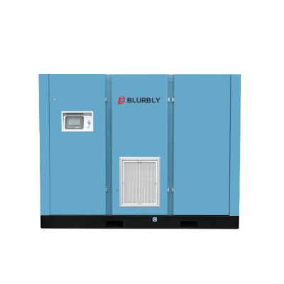 China Lubricated 22-355 kw Single-stage Compression Screw Air Compressor 2.6m3/min-60m3/min Oil-injected Rotary Compressors for sale