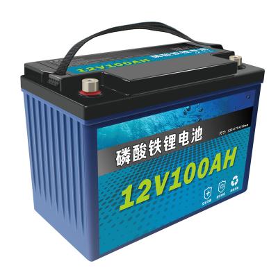 China High Quality Electric Vehicle Lithium Iron Phosphate Battery 12V-100AH ​​Toys Variety Of Features for sale