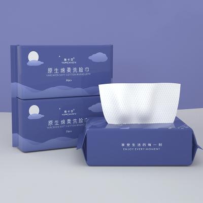 China Customized Organic Disposable Face Towels Child Safe High Quality Disposable Cotton Face Towel For Sale for sale