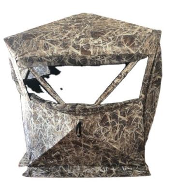 China Waterproof Easy Installed Outdoor Wildlife Camouflage Hunting Blinds For Hunting Ground Tent Bird Shooting Outdoor Photography Sighting Tent for sale