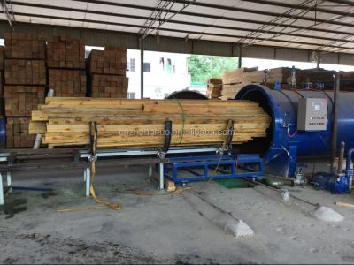 China Building Material Shops New Wood Processing Machine Empty Processing Impregnation Wood Processing Vessels Wood Autoclave for sale