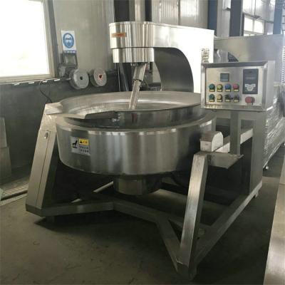 China Vegetable Processing Plant Automatic Jacketed Kettle Sugaring Off Wok Vacuum Kettle Planetary Stirring Jacketed Stirring Wok for sale