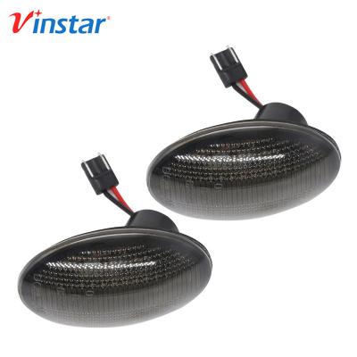 China PC+ABS+LED Smoked LED Amber Side Indicators Sequential for SINTRA 1996-1999 for sale