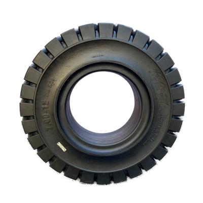 China New Design Industry 700-12 Industry Caster Wheel Forklift Solid Rubber Tire Solid Skid Tires for sale