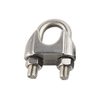 China Wholesale Price Stainless Steel 304 Stainless Steel Wire Rope Clip for sale