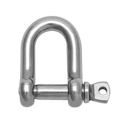 China Heavy Industry Wholesale Good Quality 316 D Stainless Steel Shackle for sale