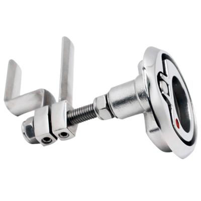 China 316 Stainless Steel 316 Bolt Style Marine Straight Cam Latch Turning Lock Elevator Handle for sale