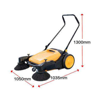 China Hotels S480 Hand Push Type Sweeping Machine Floor Sweeper Manual Road Sweeper for sale