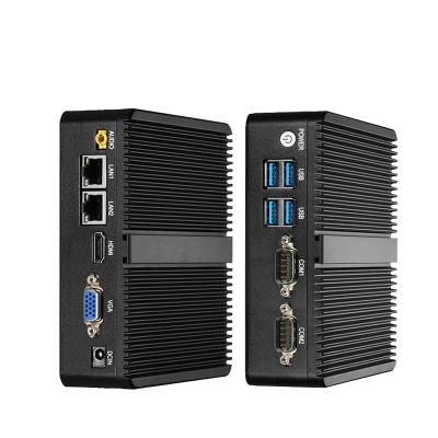 China Mini pc industrial computer celeron J1900 NUC desktop PC with dual dual LAN RS232 industrial computer for sale