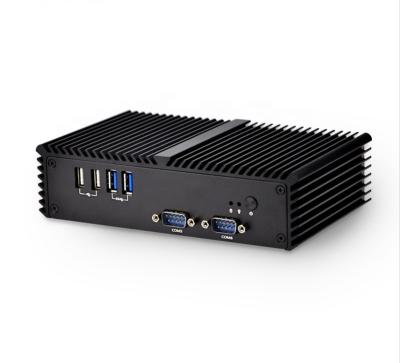 China Industrial mini PC barebone system, AES-NI Ubuntu mini pc i5 hardware gaming computer Q350P with 6RS232 for sale