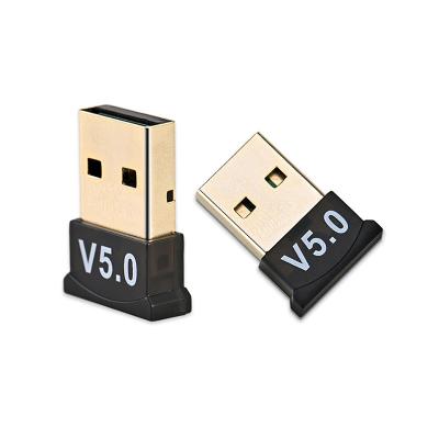 China Bulk Sale Mini USB BT 5.0 Dongle CSR V5.0 Receiver Adapter Support Windows USB-06 Systems for sale