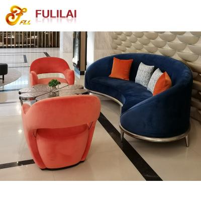 China Fashion Modern Custom Design Foshan Factory High Quality Luxury Sofa Set Furniture For Hotels for sale