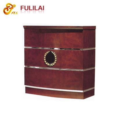 China Modern Custom Modern Hotel Desk Front Reception Counter for sale