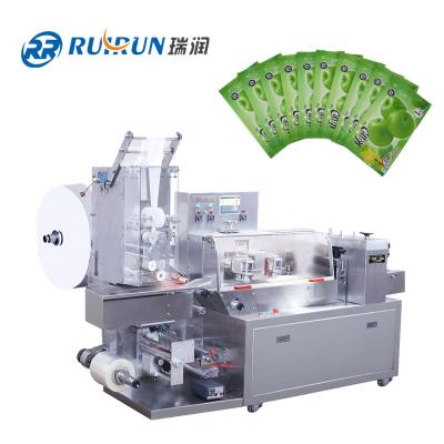 China Automatic Wet Wipes Production Wet Cloth / Automatic Wet Packing Machine Three Side Wet Sealing Bag Wipes Machinery for sale