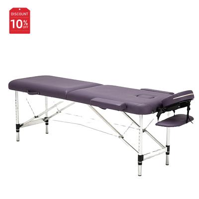 China Aluminum comfortable white portable portable masajes de Para de camillas de massage table de masaje de cama de Modern Massage Table for sale