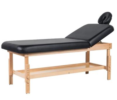 China Contemporary Luxury Stationary Massage Table Spa Bed High Loading Capacity Bed for sale