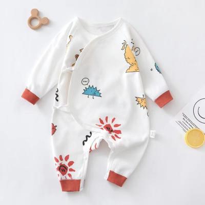 China 100% Cotton Infants bodysuit newborn baby clothes boys girls kimono baby onesie set white 100% cotton custom printed plain baby romper for sale