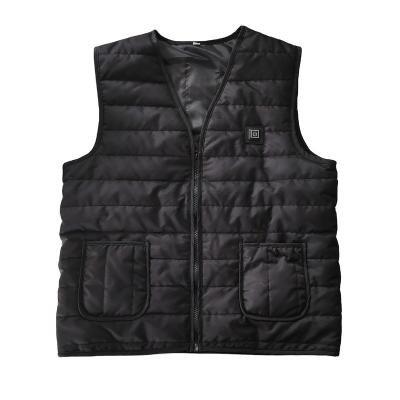 China Waterproof Free Delivery Black Usb 5V Smart Electric Cotton Men Women heated vest jackets for sale