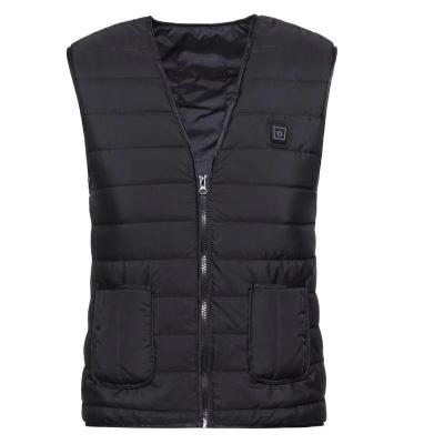 China Waterproof Winter Warm Windproof OEM Wholesale Thermal Outdoor Wear Powered Work Puffer USB Motorcycle Cycling electric vest for sale