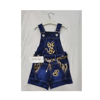 China Wholesale Summer Girls Denim Overalls Kids Cute Denim Overalls Breathable Overalls Girls Breathable Jumpsuits for sale