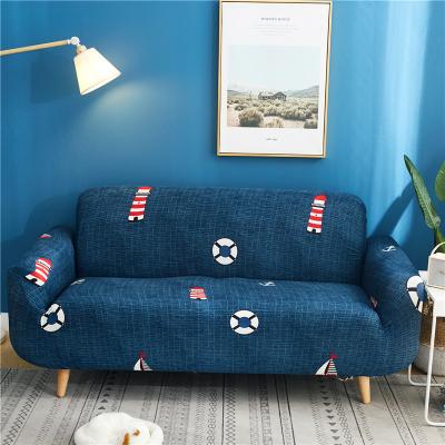 China Modern Ready Made Stretch Fabric Spandex Sofa Covers Recliner Elastic Sofa Cover for sale