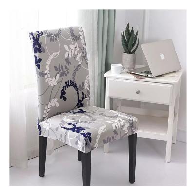 China Modern Manufacturers Print Design Cover Chair Lounge Dining Spandex Stretch Chair Covers for sale