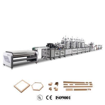 China energy & Mining V+U Profile +Flat Board High Speed ​​Edge Panel Packing 60 m/min Machine-Machine YJ-S60-UV for sale