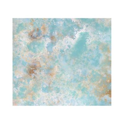 China Modern Luxury Exotic Green Granite Slab Turquoise Artificial Amazonite Quartz Stone For Hotel Decoration for sale