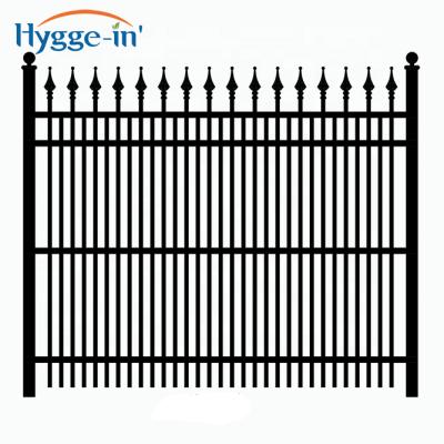 China Easily Assembled Iron Garden Fencing, Easy Trellis Installation - For Residential, Outdoor, Yard, Garden, 4-Rail, One Mail Included for sale