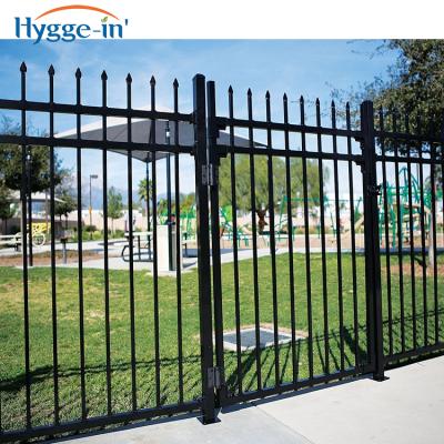 China Easily Compiled High Quality Cheap Design of Fence Barrier, Trellis and Gates Wrought Iron Aluminum Panels Newly for sale