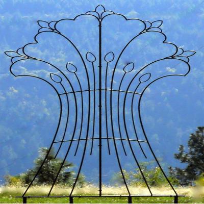 China Garden Planter Decoration Iron Garden Trellis Steel Branches, Birds for Lawn, Garden, Backyard, Climbing Plants, Plant Support Stick Trellis DIY Metal for sale