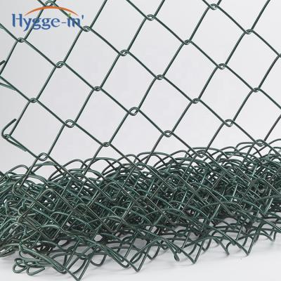 China Easily Assembled Chain Link Cyclone Barbed Wire Extension Arm Fence With PVC Coated Chain Link Fence Prices for sale