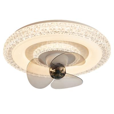 China Modern Safe Nordic Creative Home Living Room Bedroom Led Fan Ceiling Lamp for sale