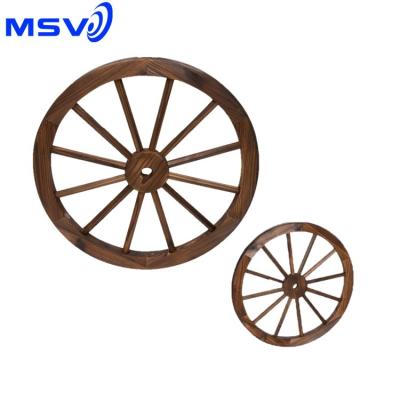 China MDF Western Christmas Country Style Wooden Wheels for sale