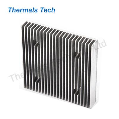 China Heat Sink ODM aluminum 6061 CNC machiend aluminum fin heat sink with 30W power for Converters for sale