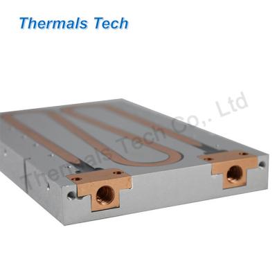 China Renewable Energy Systems Custom design and manufacture 2000W liquid cold plate with tube for Renewable Energy Systems for sale