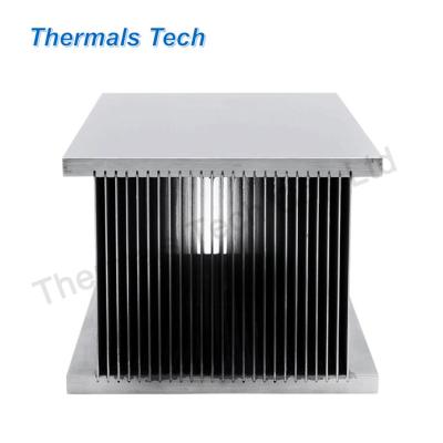 China Heat Sink 2000W power double side bonded fin heat sink for new energy vehicle charging equipment for sale