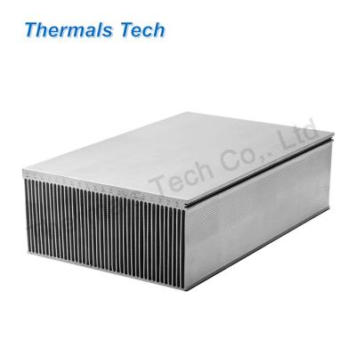 China Heat Sink Military industrial grade bonding heat sink with density fins for Inverter with anodized for sale