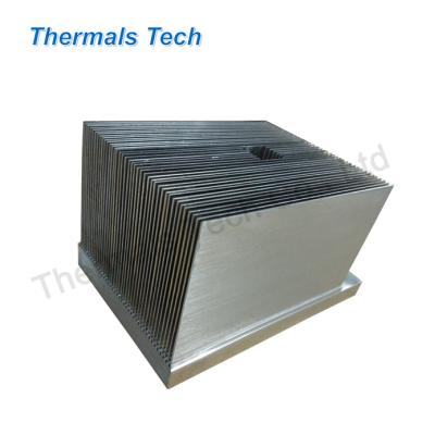 China Heat Sink Passive cooling aluminum Bonded fin heat sink for Induction Laser power supply for sale