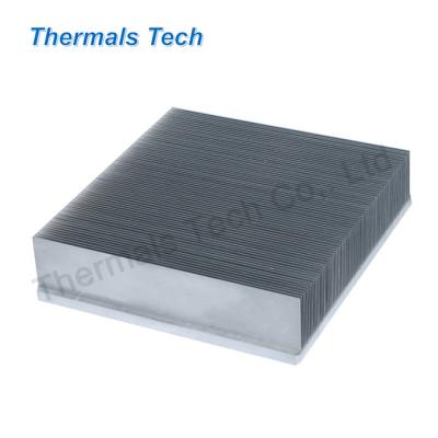 China Heat Sink High density large square bonding fin heat sink for electromagnetic heating technology for sale