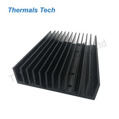 China Heat Sink Quality 100W aluminum extruded profile heat sink for electronic equipment with natural cooling for sale