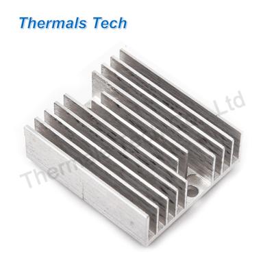 China Heat Sink Aluminum profile extruded small heat sink for Electronic motherboard with thermal pad for sale